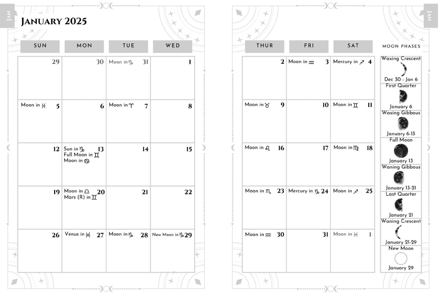 2025 Vedic Astrology Planner