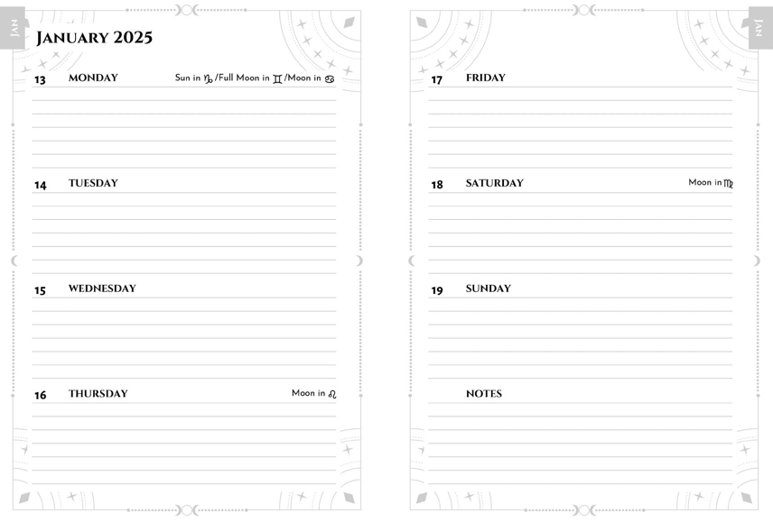 2025 Vedic Astrology Planner